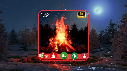 Fireside Harmony: Ambient Campfire soa para relaxamento pacífico em comprimidos e tv de fogo