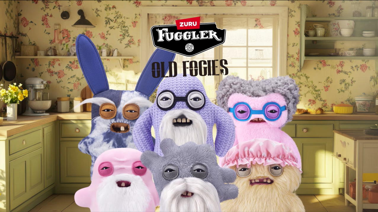 Amazon.com: Fuggler Old Fogies 9-Inch Plush Toy (Mr Needles) by