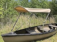 Vista 2 de Cypress Rowe Outfitters Parasol para canoa/kayak beige de 3' x 6