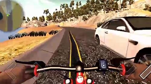 MTB Cycle Racing: Traffic Road Bike Rider