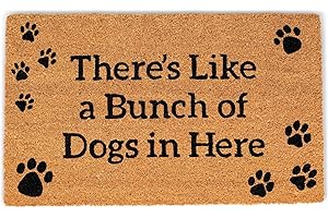 BIRDROCK HOME Beware of Dog Doormat