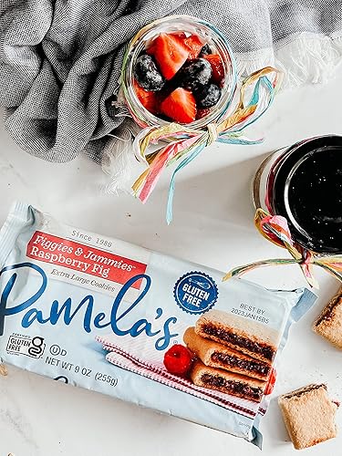 Miniatura 4 de Galletas Figgies y Jammies de Pamelas Products 9 onzas paquete de 6 sin gluten