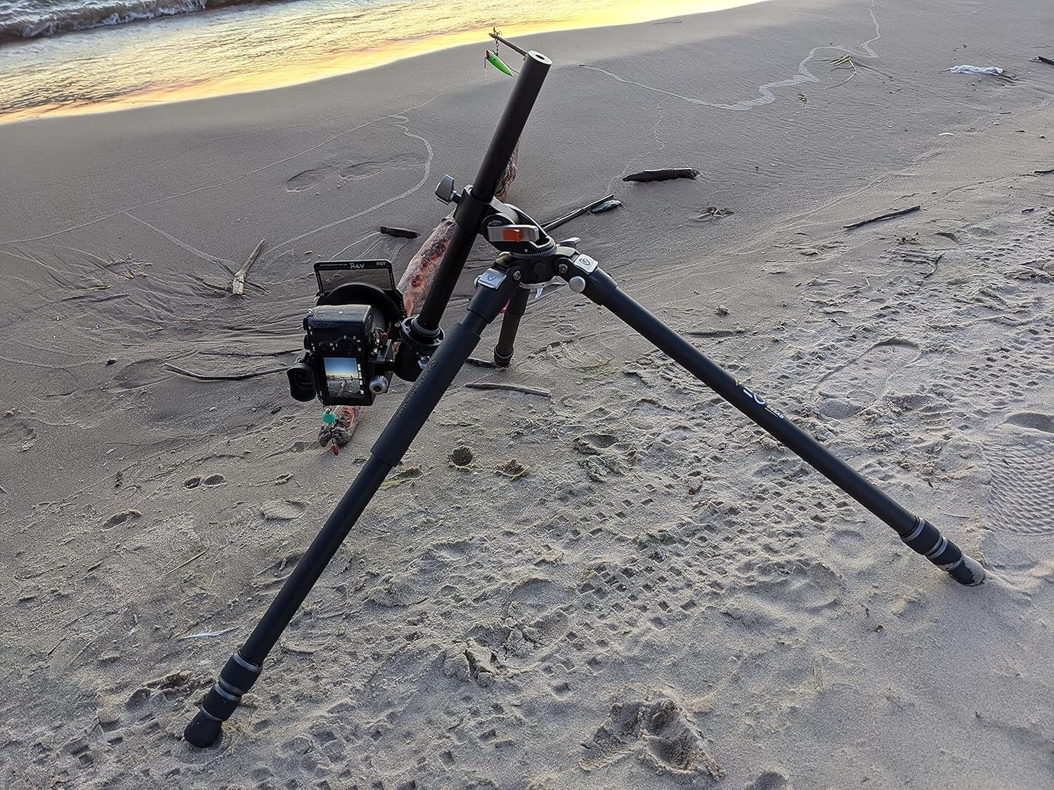 Vanguard VEO3+263AB160S アルミ三脚 マルチアングルセンターコラムとデュアル軸VEO BH-160S ボールヘ