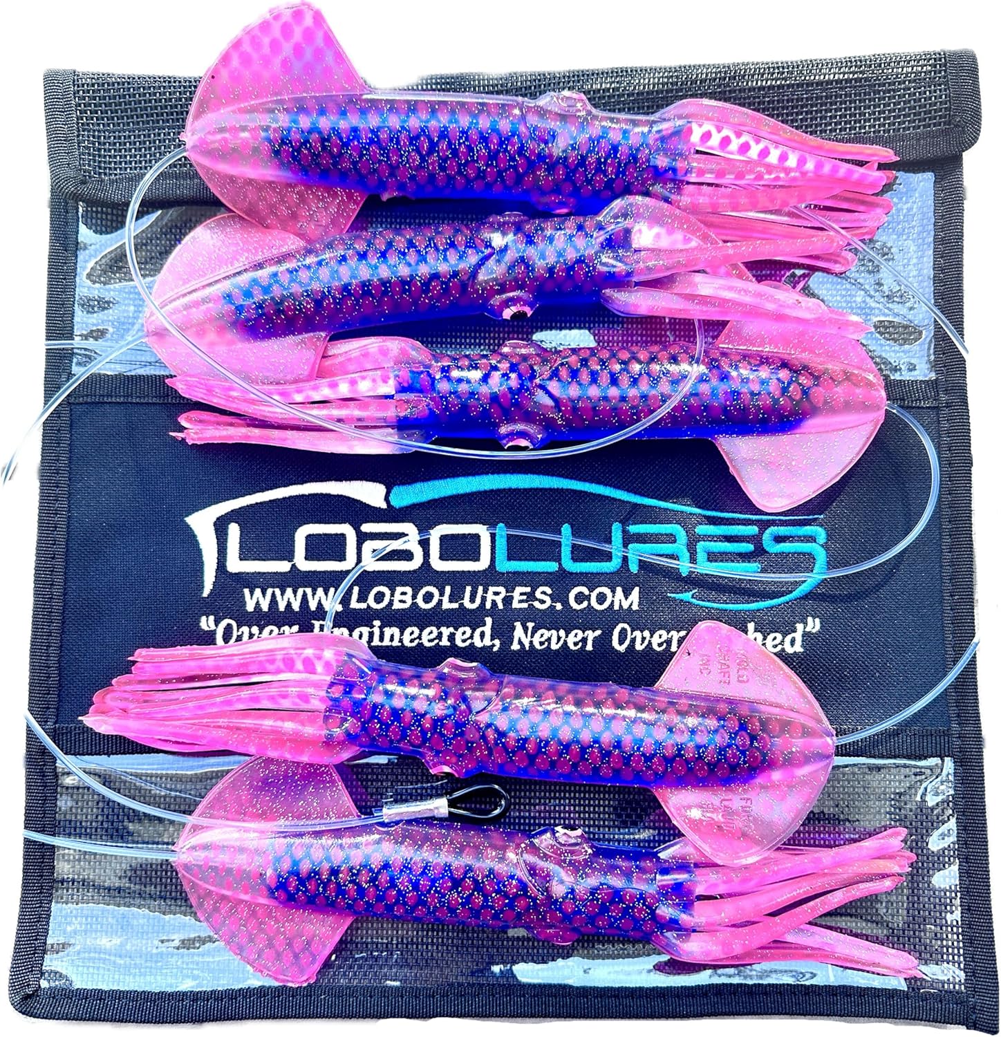 Mold Craft #404 9" Big Game Fishing Squid Chain Teaser Daisy Chain Billfish Edition Teaser by Lobo Lures