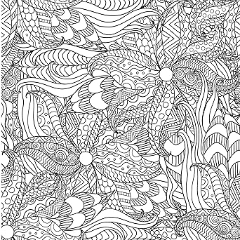 Colouring Books for Adults: Ornamental Mandala