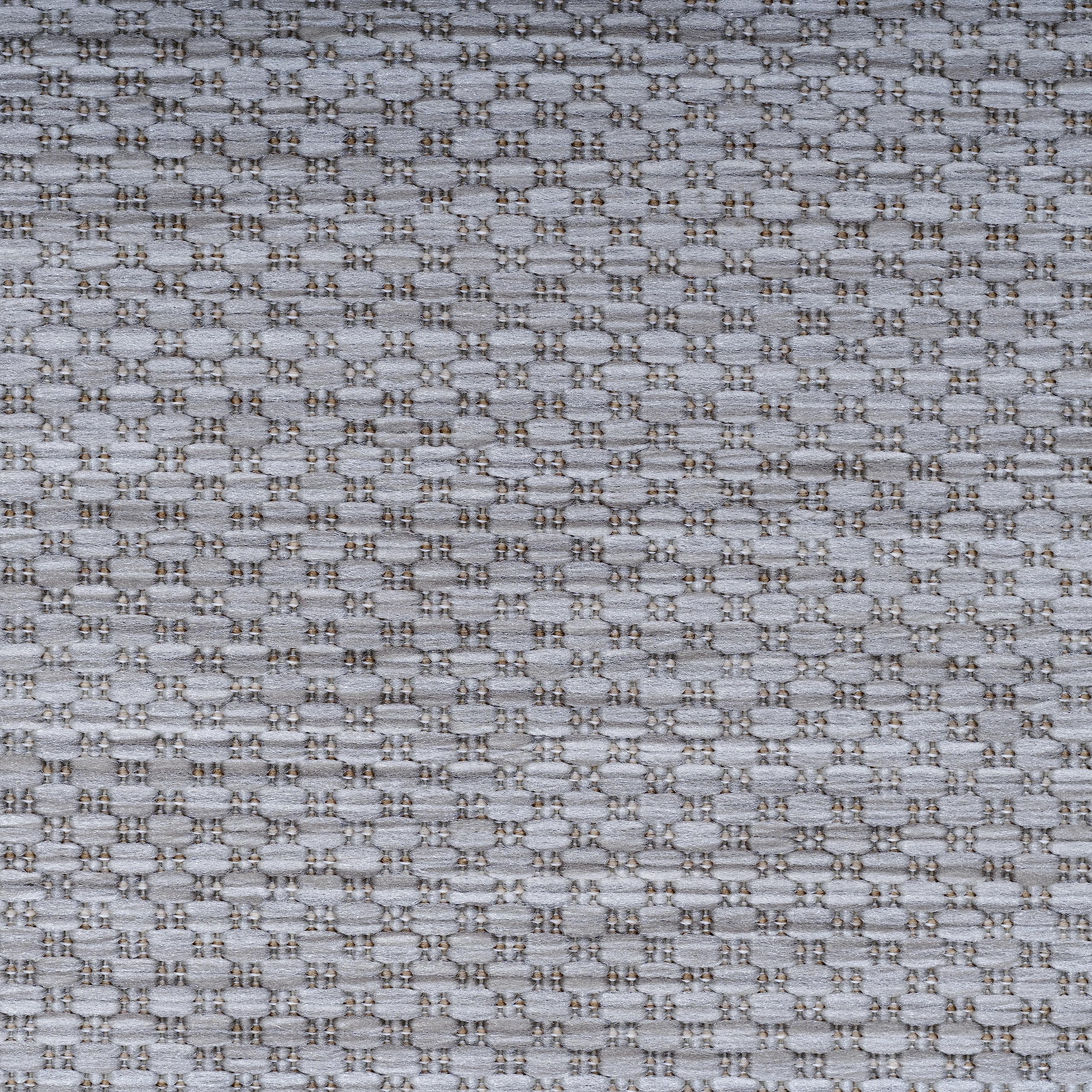 SIMPEX Alfombra de Exterior, Unicolor - Monocromo, Alfombra Color Plata, 240 x 340 cm, Alfombras de Estilo Moderno, Cocina, balcón, terraza, jardín, Picnic