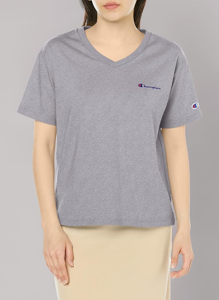 Amazon.co.jp: [チャンピオン] 刺繍 スクリプトロゴ Tシャツ