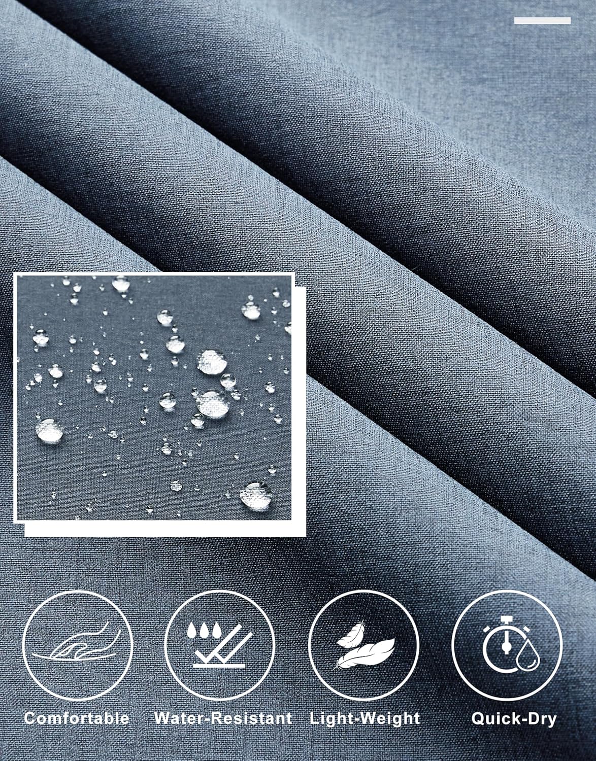 Libin Mens Golf Pants Stretch Work Dress Pants 30"/32"/34" Quick Dry Lightweight Casual Comfy Trousers with Pockets - Image 6