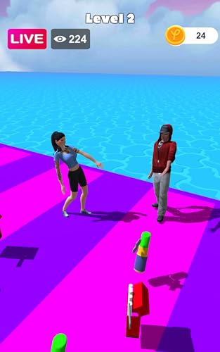 Streamer Girl Run: Live Dress & Follow