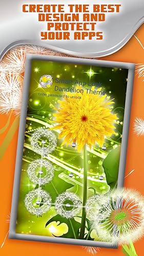Bloqueio de aplicativo inteligente Dandelion Theme