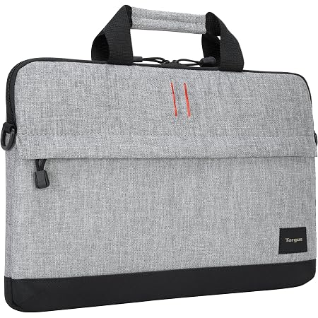Amazon.com: Targus Strata Slipcase Funda para portátil con acolchado ligero  y duradero, bolsillo frontal con cremallera, correa para el hombro, funda  protectora para portátil de 15,6 pulgadas, gris/peltre (TSS63204US) :  Electrónica