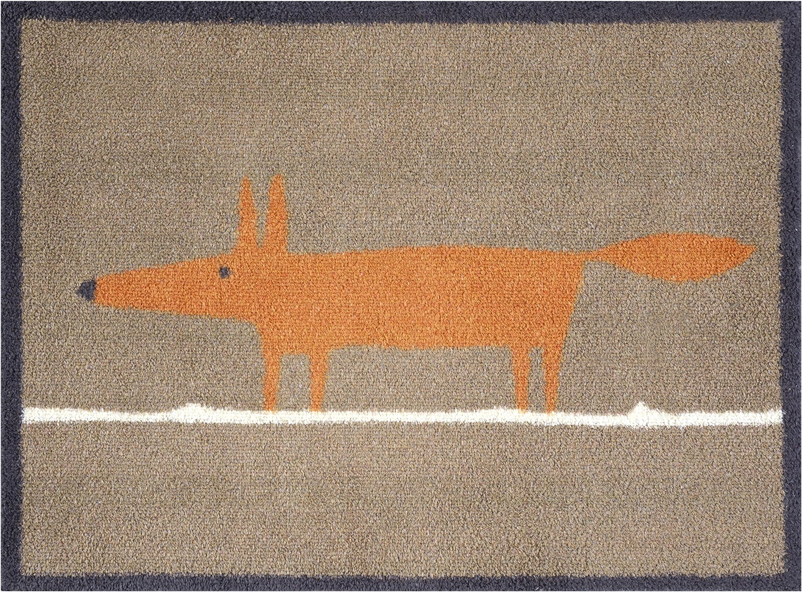 Turtle Mat FawnFleck 50x75 cm Latex backed for hard floors Highly absorbent Indoor barrier