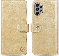 Vista 35 de para Samsung Galaxy A14 5G (2023) Funda tipo cartera, Funda de cuero con tapa [Bloqueo RFID] Soporte para tarjetas de crédito Folio Soporte