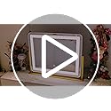 FENNIO Gold Vanity Mirror with Lights 22"x19", LED Lighted Makeup Mirror, Large Makeup Mirror, Make up Mirror with Lighting,Touch Screen with 3-Color Lighting,Dimmable,for Vanity Desk Tabletop