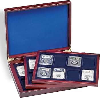 スラブボックス ケース 50枚収納 【仕切りなし】 ライトハウス 新品 スラブコインボックス ケース 50枚収納 【仕切りなし】 ライト