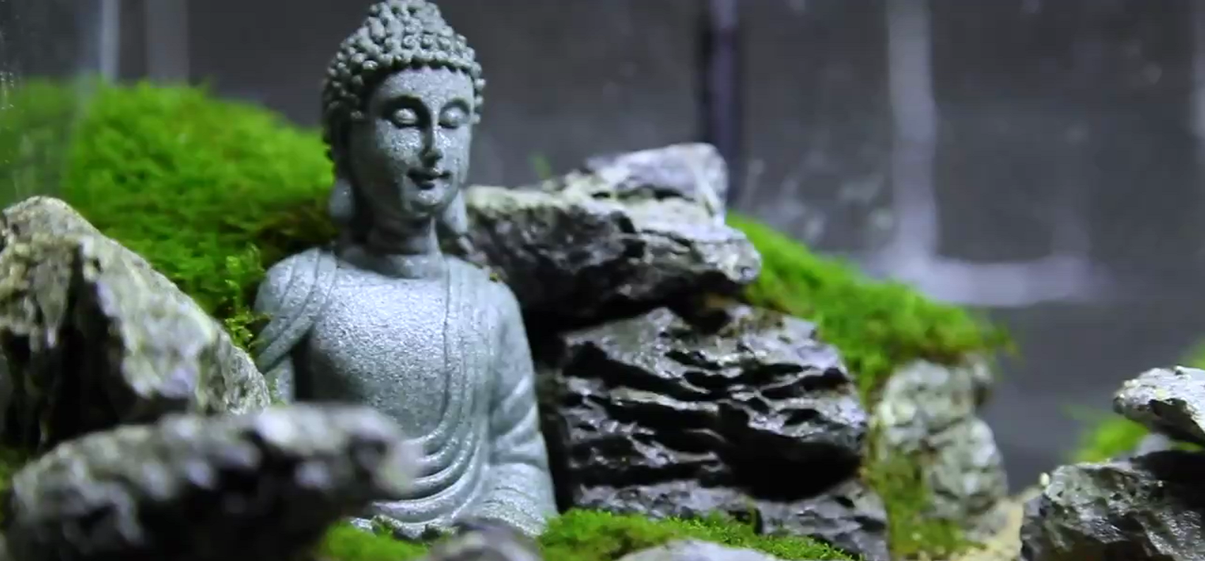 Estatua de Buda y 2 Lámparas Japonesas Pagoda para Jardín Zen miniatura 7