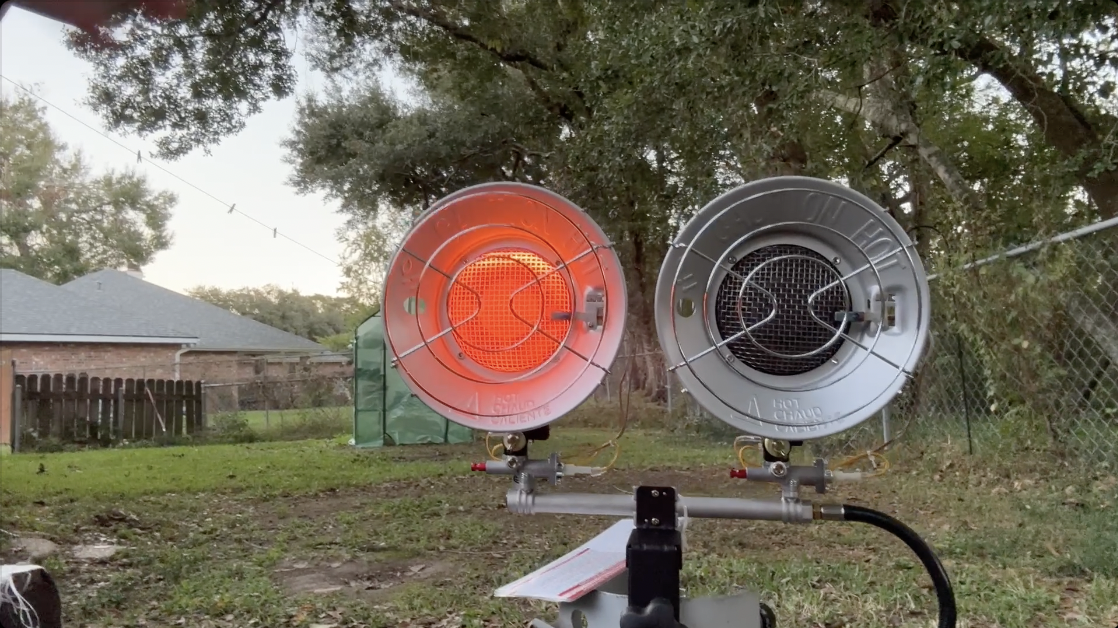 LIGHTING Gasland Dual Burner Propane Tank Top Radiant Heater