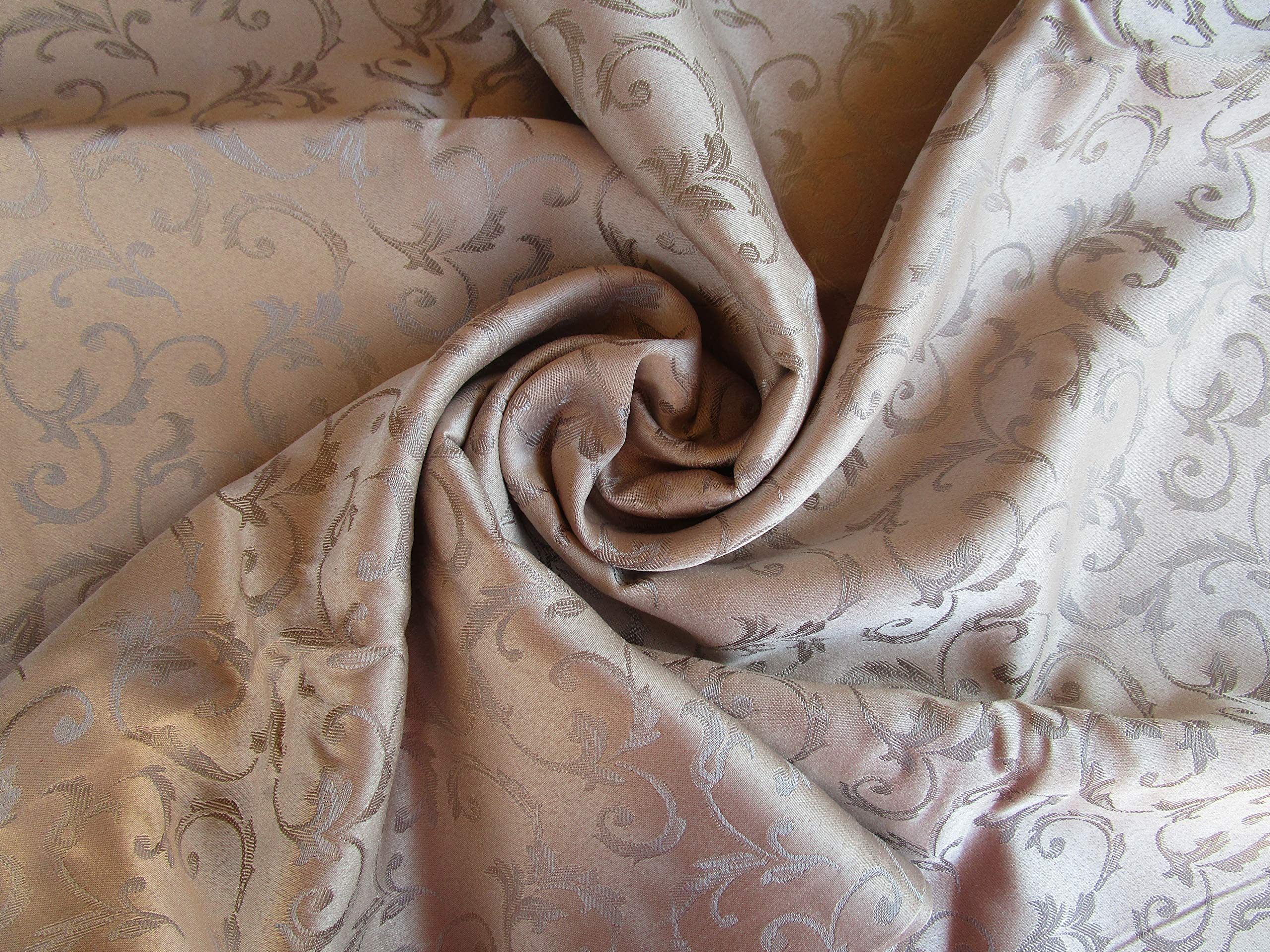 Nappe ou nappe anti-taches unie damassée 100% hydrofuge - Taille 140X450 ... Nouveauté 2022.. (Pigeon)