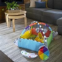 Vista 10 de Baby Einstein Patch's Playspace - Tapete de juego de actividades y gimnasio con música, edad recién nacido +