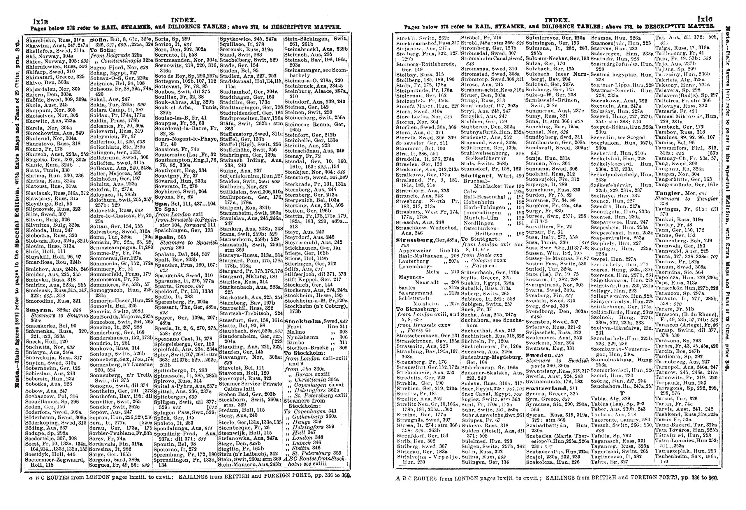 Bradshaw’s Continental Railway Guide (full edition) (Old House) [Idioma Inglés]