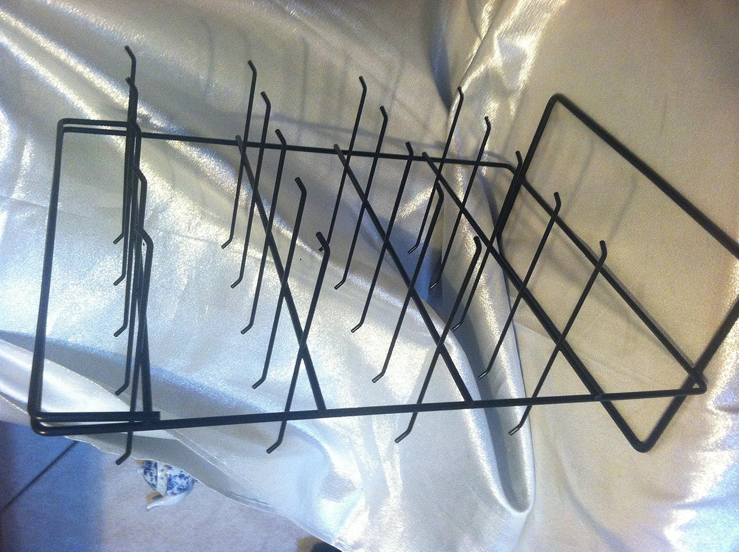 40 Hook Black Jewlery Rack Organizer 2 Sided, Jewlery Rack