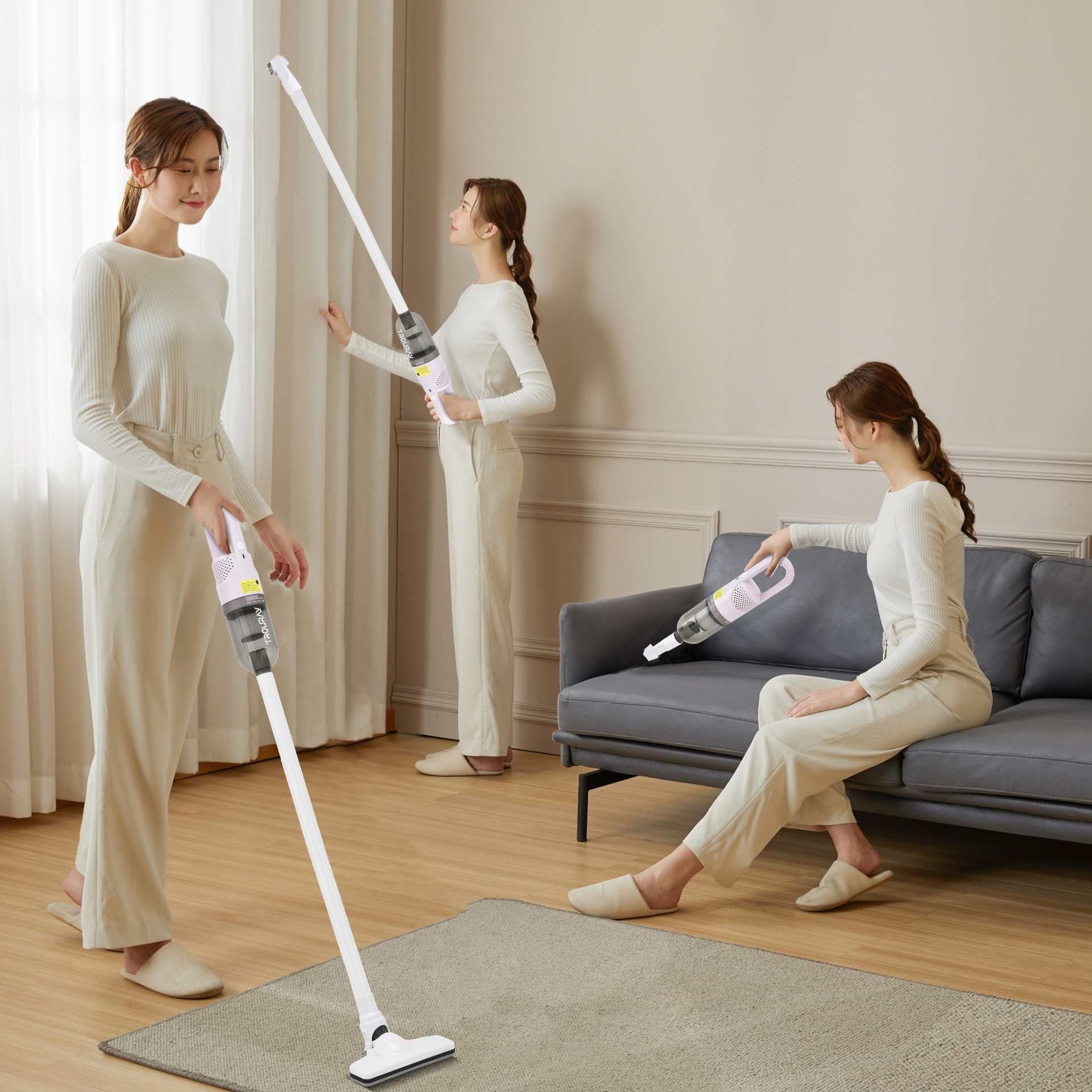 Amazon.com - TROURAY Handheld Vacuum Cleaner,Ultra-Lightweight