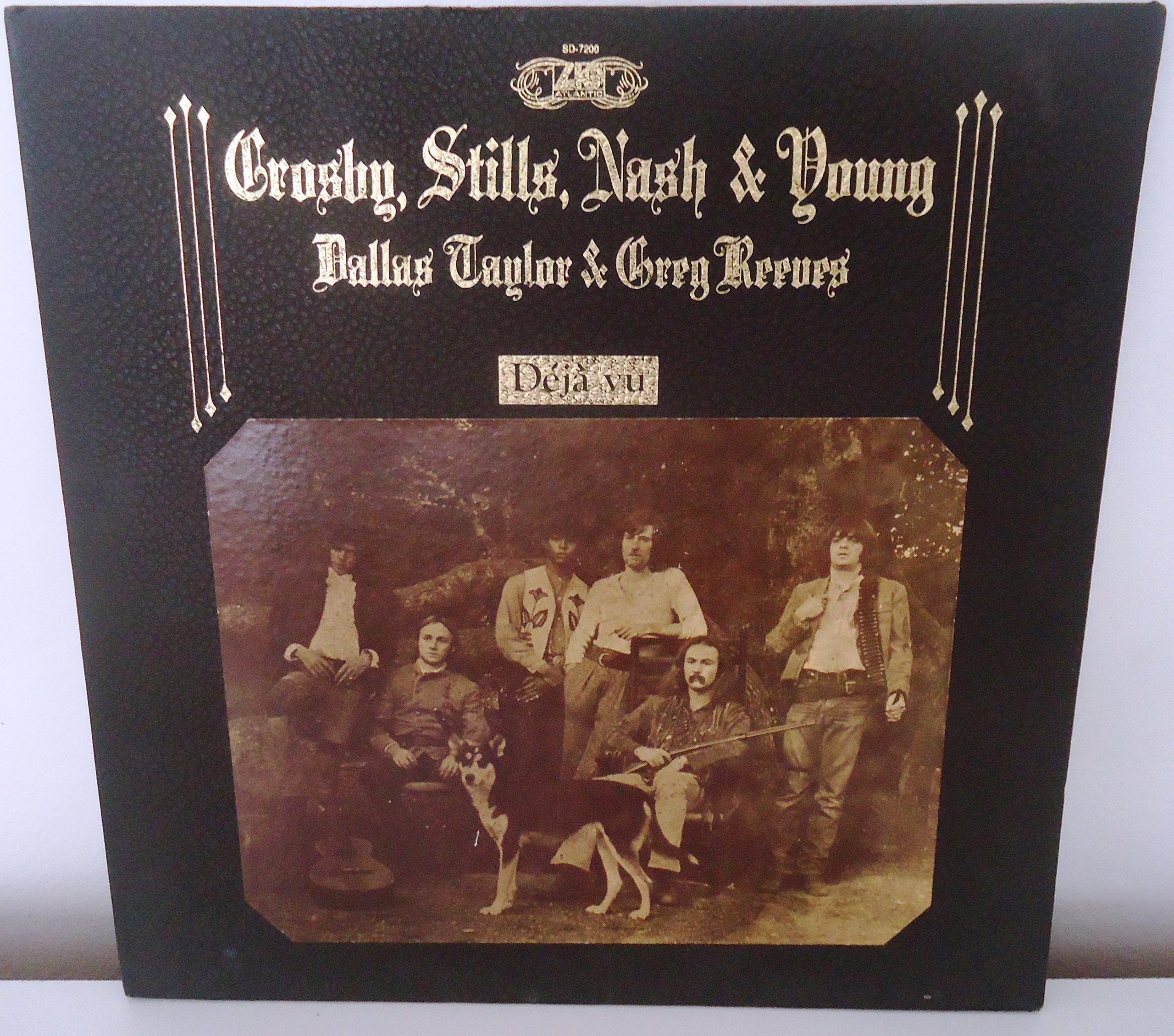 Amazon.com: Crosby Stills Nash Deja Vu Vinyl Record LP Album - SD