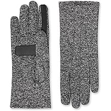 女式氨纶寒冷天气弹力手套,内衬保暖抓绒