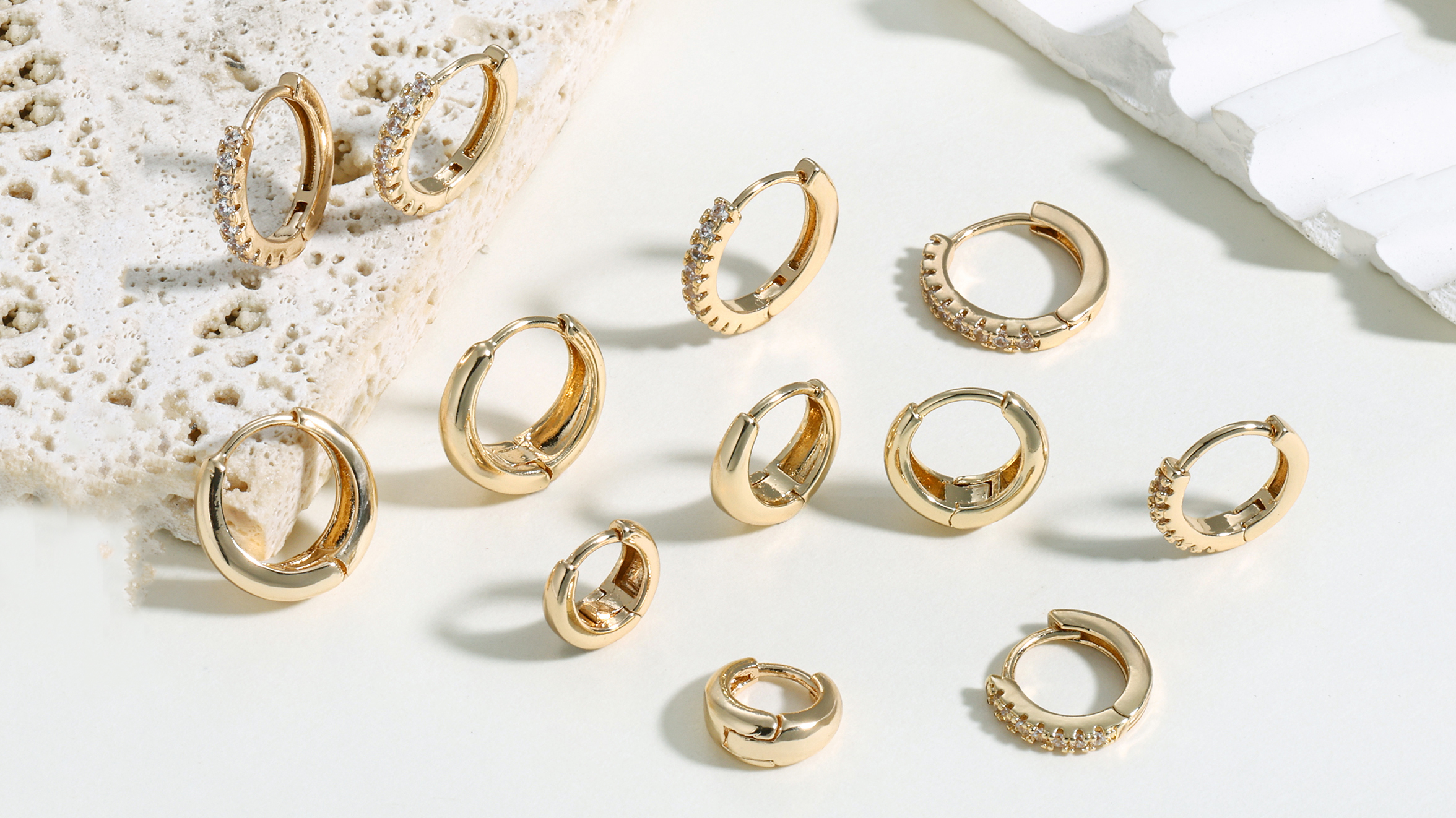 Amazon.com: Wgoud 6 Pairs Gold Hoop Earrings Set for Women