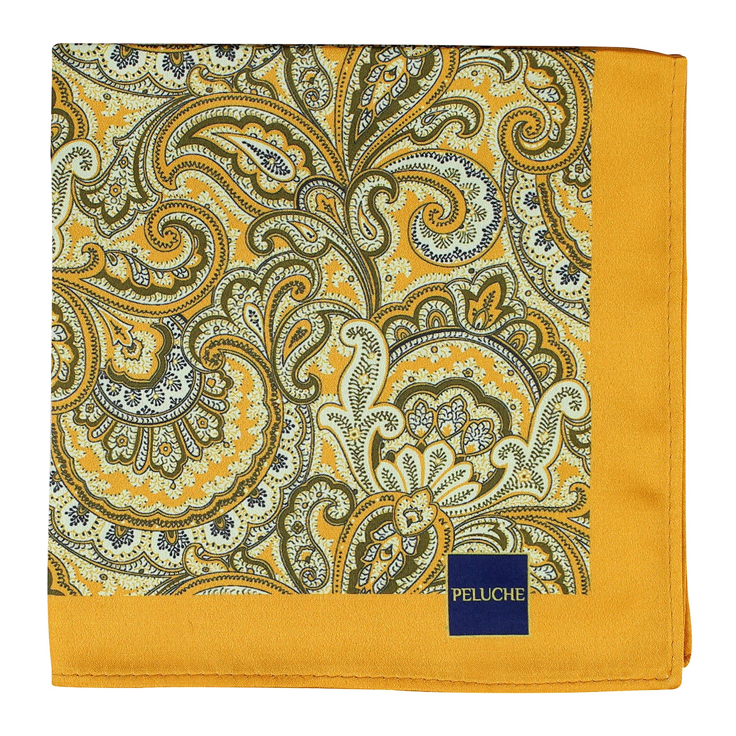 peluche Paisley Print Flow Pocket Square For Men-picture-40