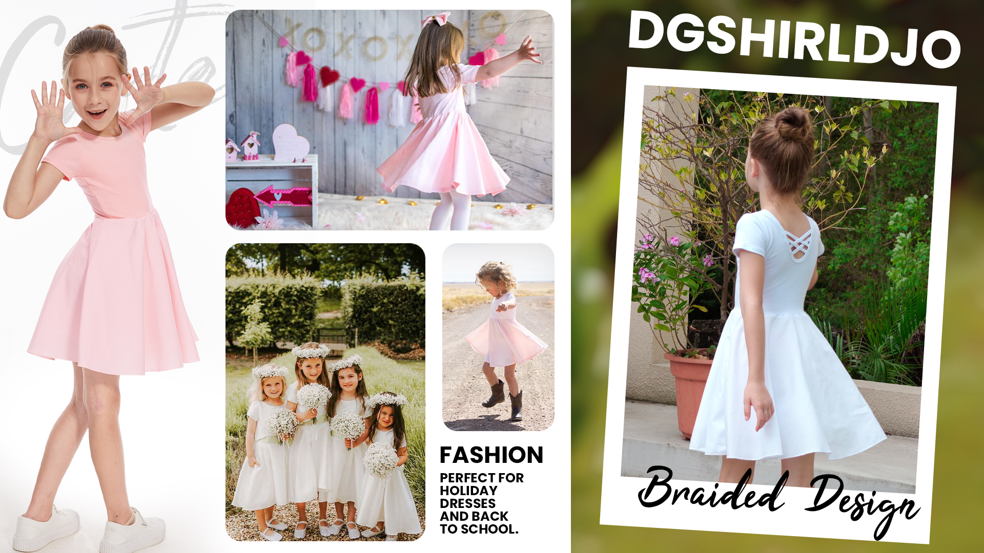 Vestito Estivo Per Bambine In Cotone - Maniche Corte, A-Line, Twirly E Comodo Per Tutti I Giorni (3-12 Anni) - Foto 9