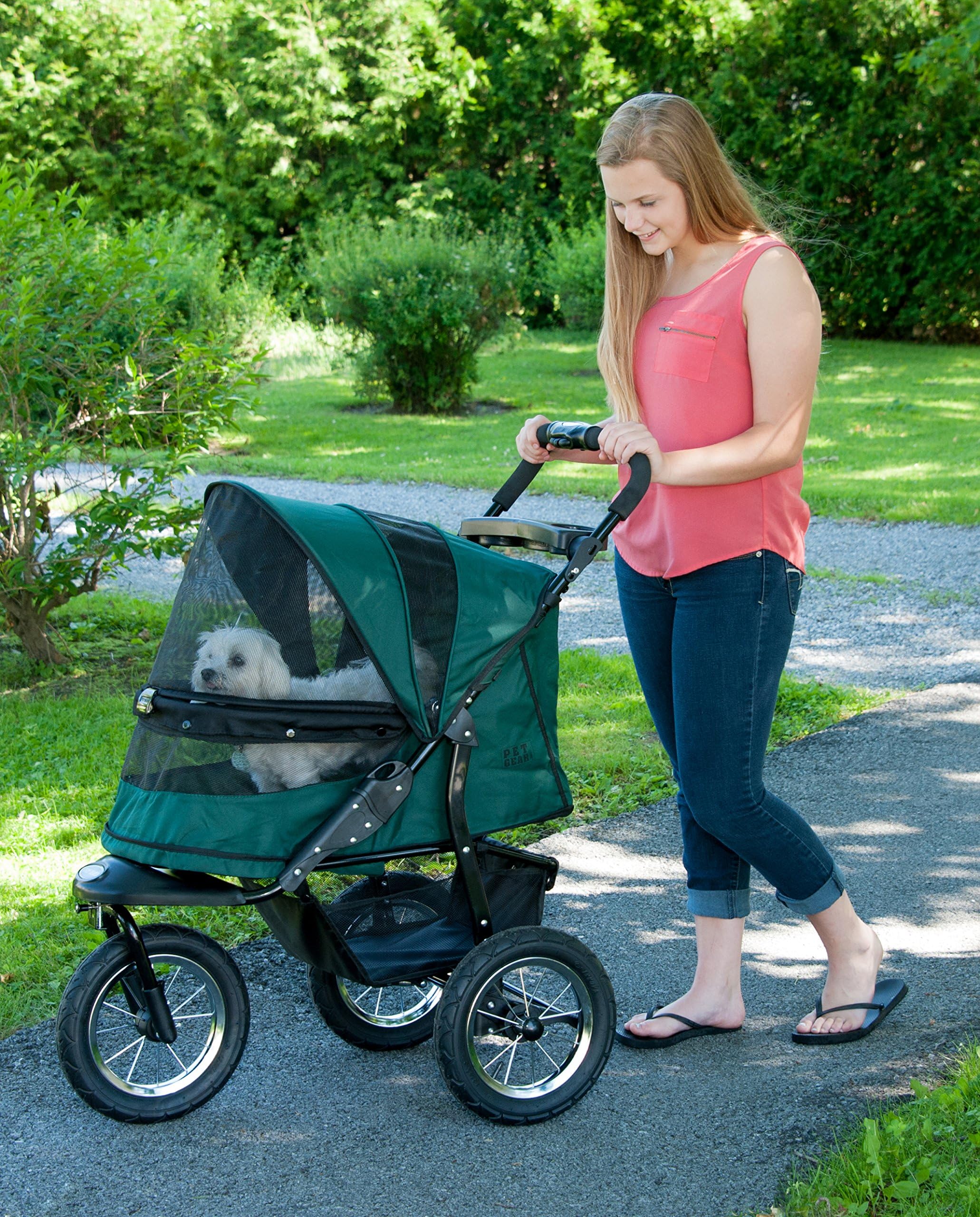 Pet Gear NoZip NV Pet Stroller for Cats/Dogs, Zipperless
