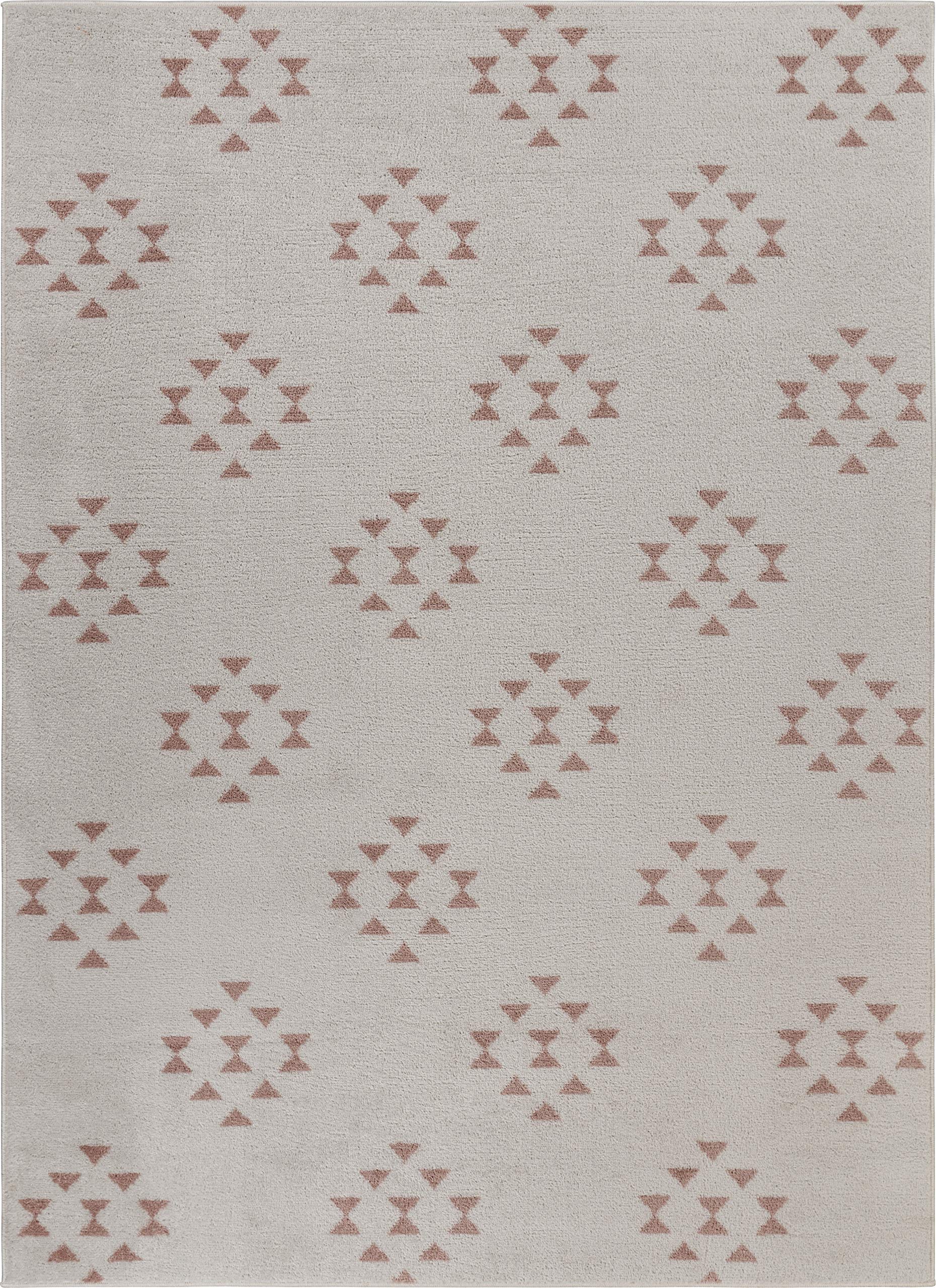 Lr Home Simple Southwestern Blush Geometric Area Rug