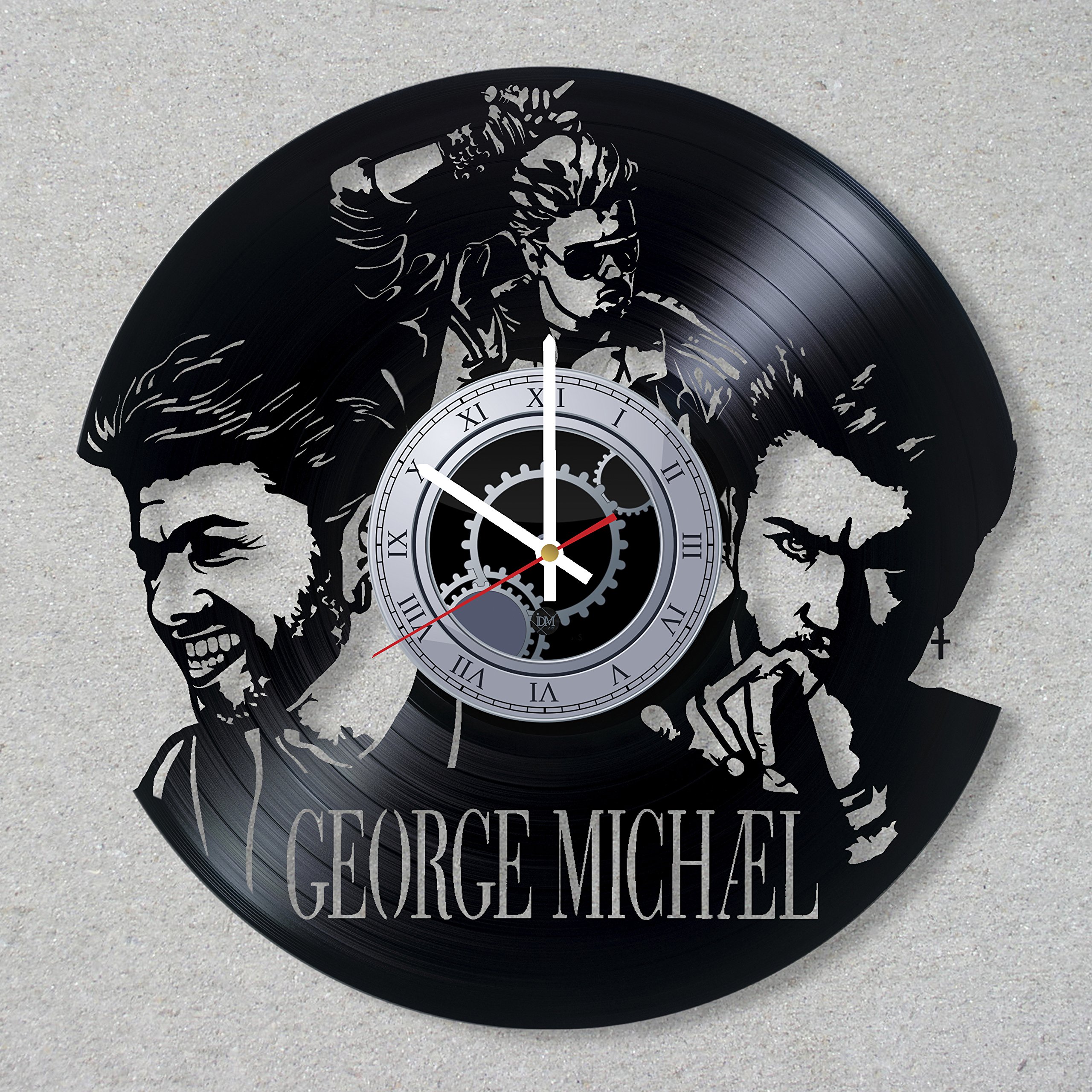 Vinyl Record Wall Clock George Michael Last Christmas Music Decor