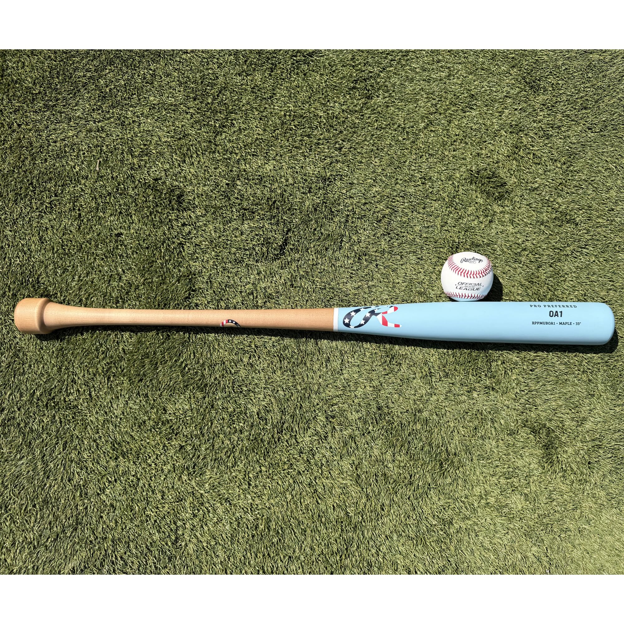 Rawlings Bate de béisbol de madera de arce preferido PRO | 31 pulgadas