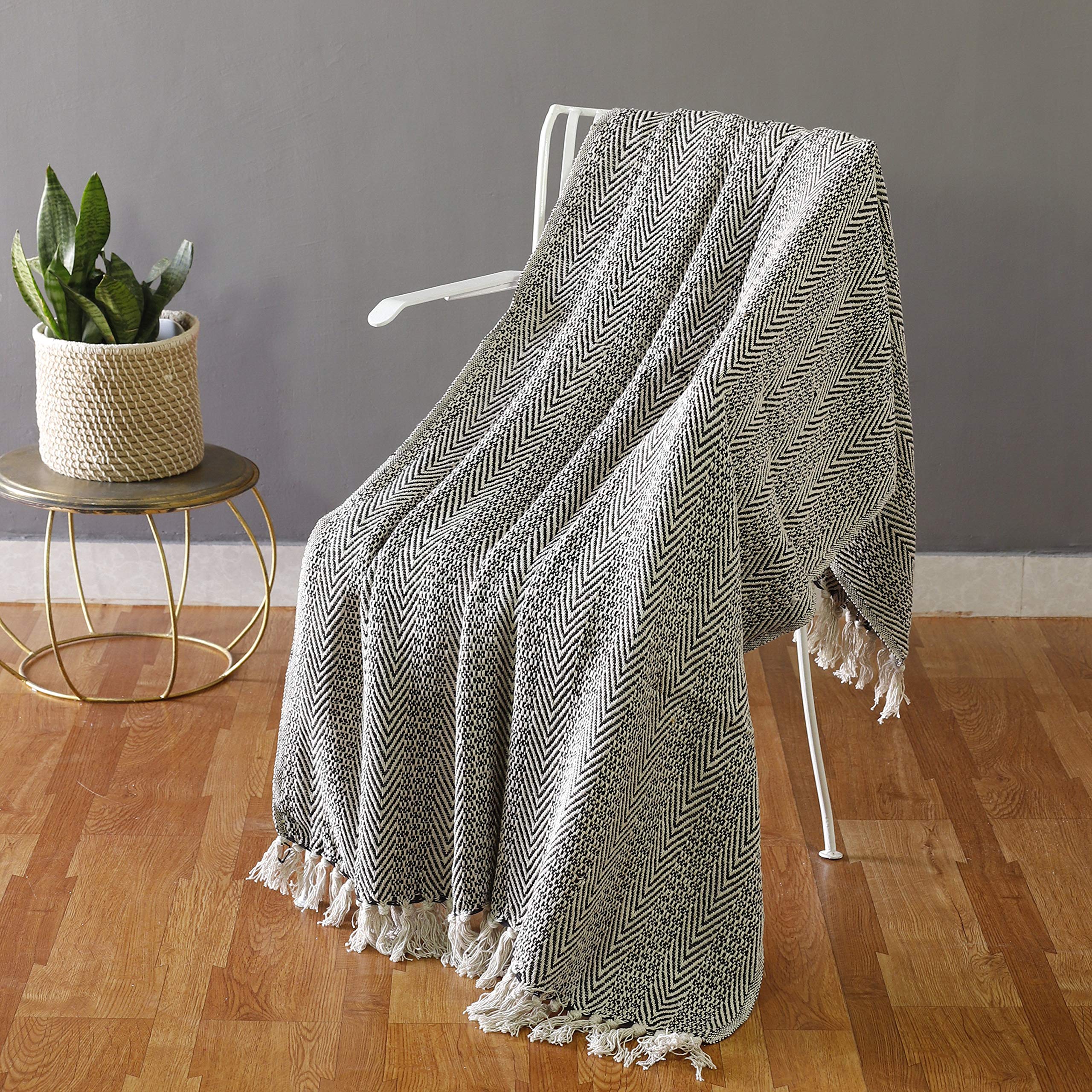 Handicraft-Palace Cotton 1000 TC Comforter (Twin_Black)-image-49
