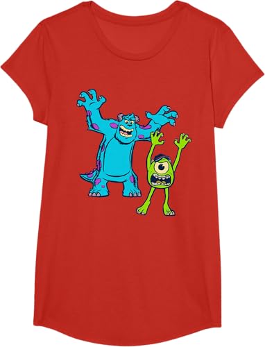 Miniatura 7 de Disney Pixar Monsters University Sulley and Mike T-Shirt Black,Navy Blue,Asphalt Grey,White,Baby Blue,Red,Kelly Green,Olive Green,Lemon
