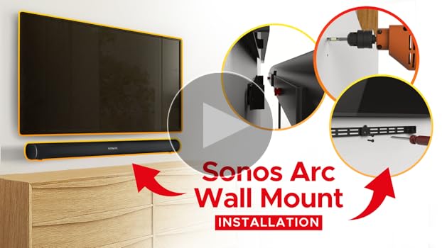 ［YUZU］SONOS Arc と付属品、ウォールマウント付き Amazon.com: HumanCentric Wall Mount Compatible with Sonos