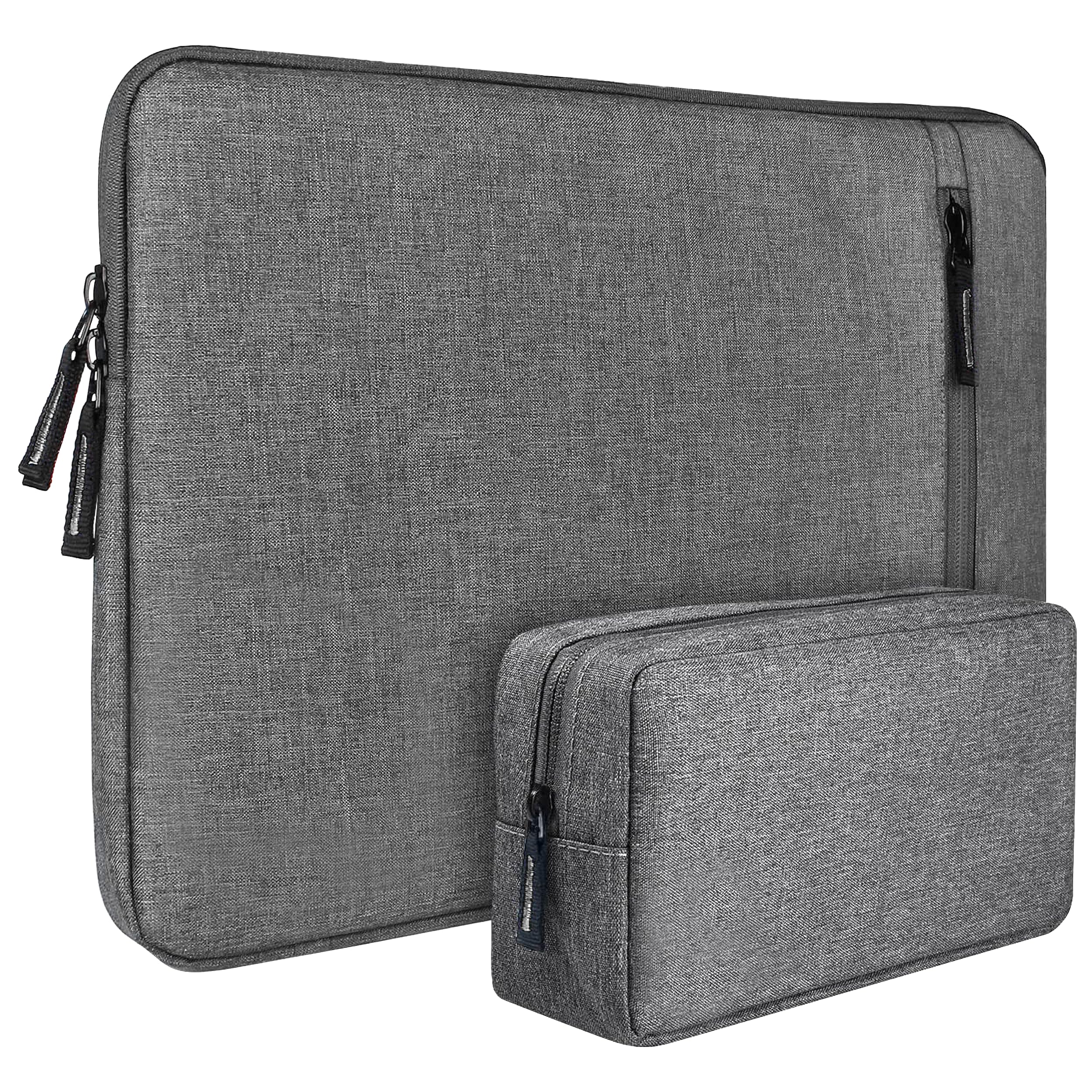 Cherryland Laptop Sleeve Case 15.6 Inch Compatible with MacBook Pro 15,New MacBook Pro 16 M1 Pro/Max,Microsoft Hp Lenovo Dell Acer Asus,Waterproof Computer Bag with Accessories Pouch (Grey) (B0CTKNCF7X) Amazon Price History, Amazon Price Tracker