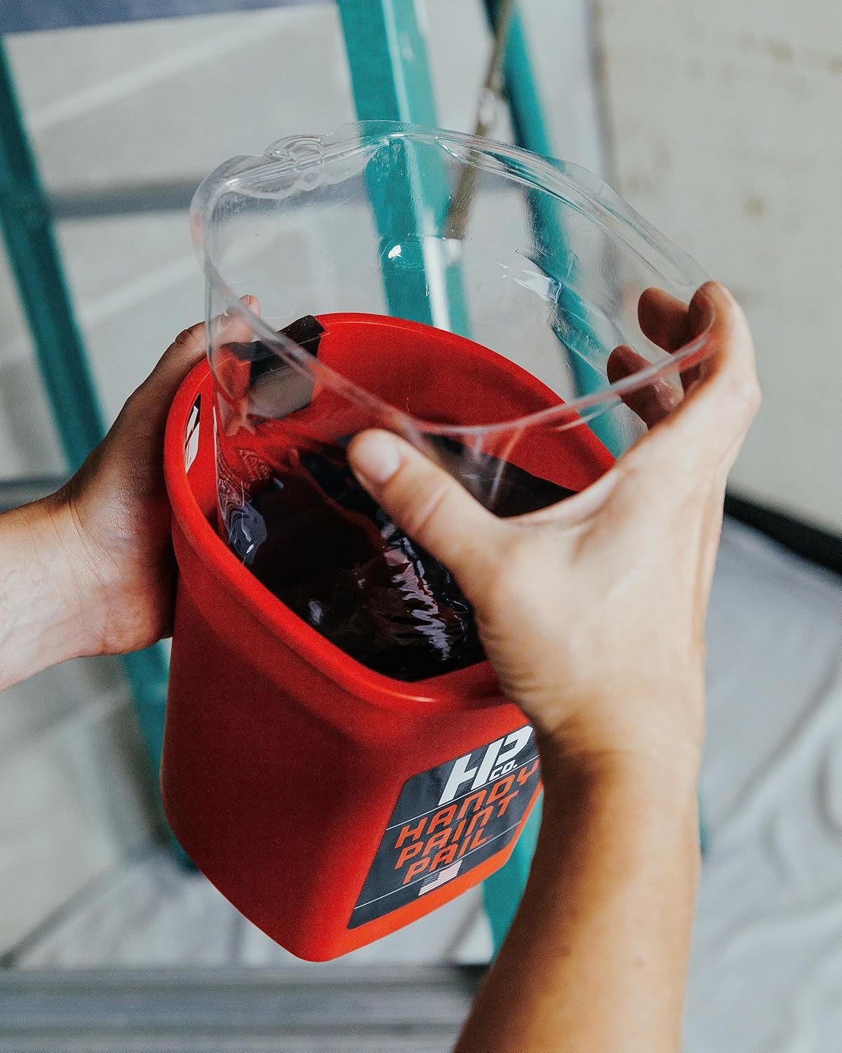 The Active Painter's Dream Package: Handy Paint Pail & Liner Combo + Free Paintbrush