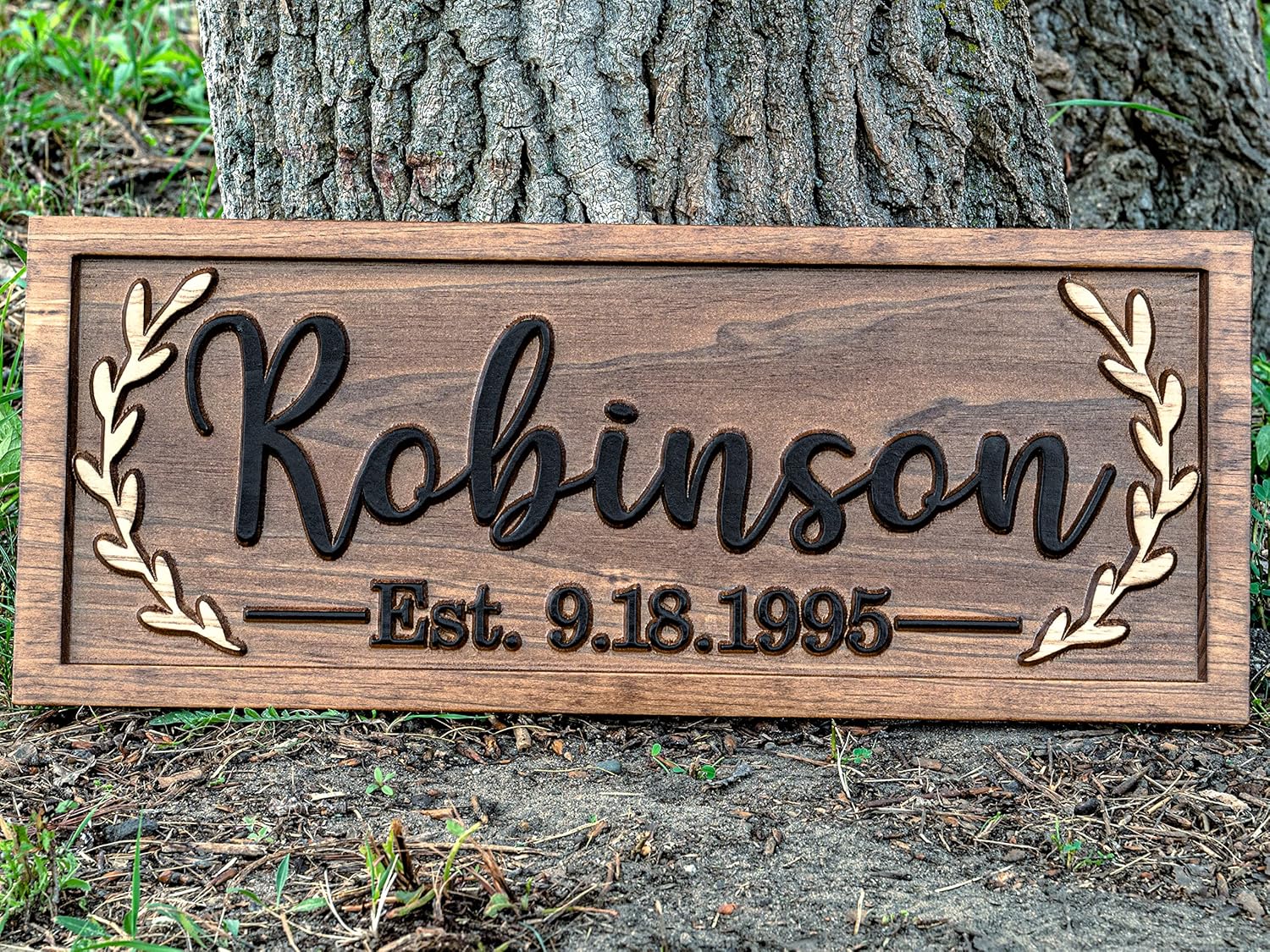 Last Name Sign | Wood Wall Decor | Nursery Name Sign | Baby Name Sign | Family Name Sign | Wooden Porch Sign | Front Door Sign | Personalized Wedding Gift | Wedding Decor | Bridal Shower Decor