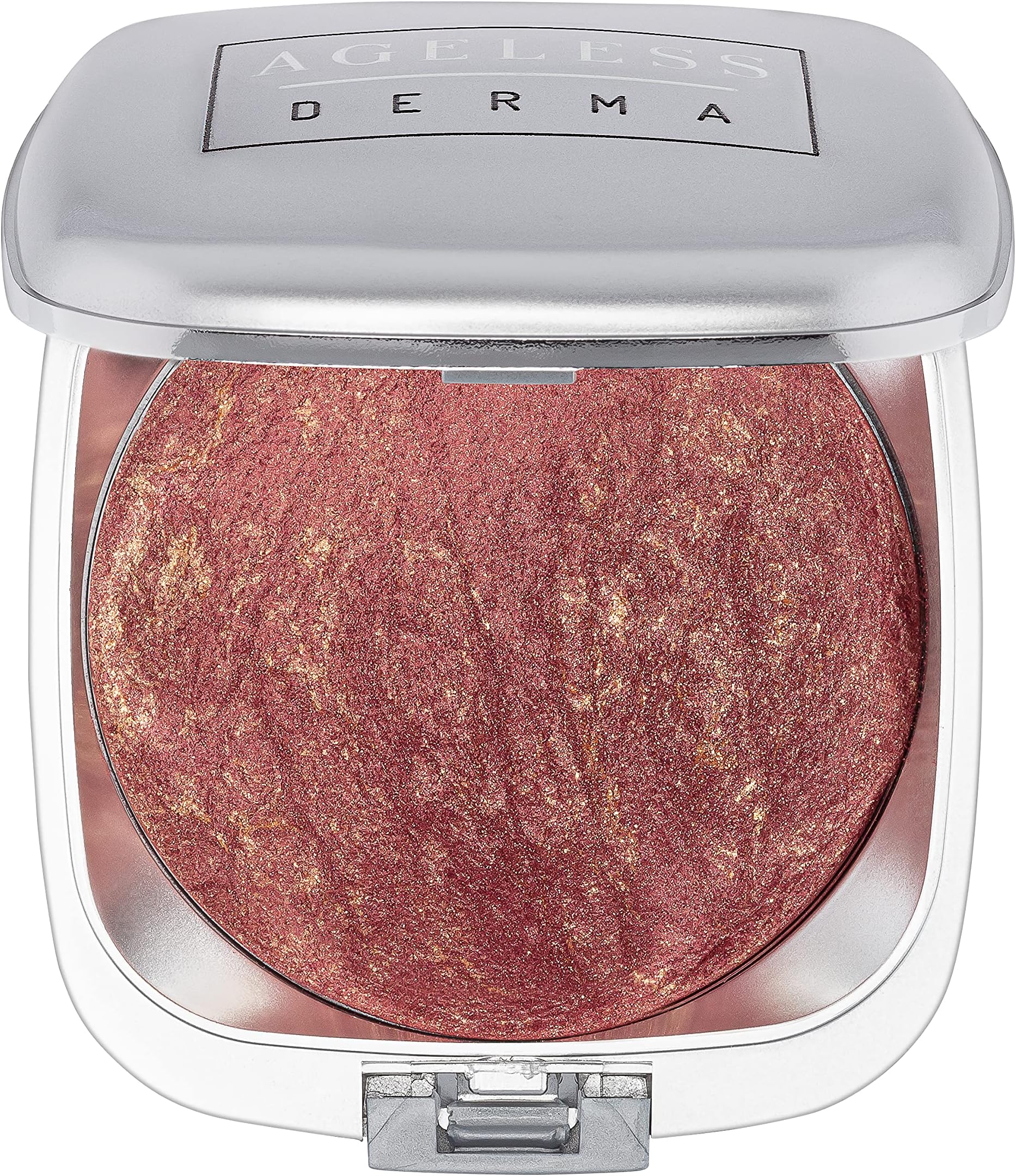Baked Mineral Makeup Healty Blush with Botanical Extracts (Berry Swirl) Made in USA. Highlighter Makeup