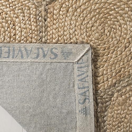 Miniatura 3 de SAFAVIEH Natural Fiber Collection - Alfombra de pasillo de 2 pies 6 pulgadas x 6 pies, natural y gris, yute tejido de panal hecho a mano, ideal para