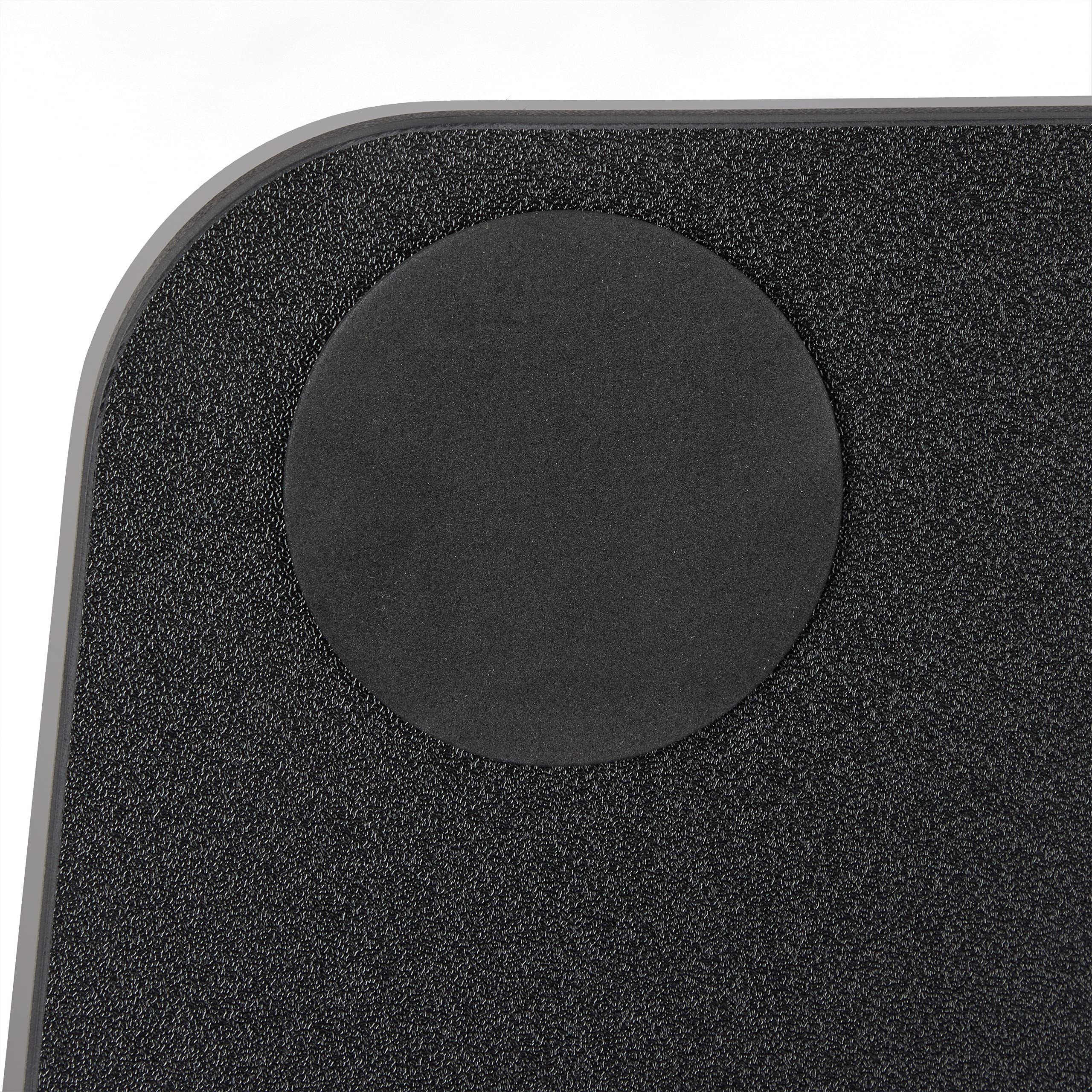 Relaxdays Höhenverstellbarer Schreibtischaufsatz, mit Tastaturablage, Sitz-Steh-Schreibtisch, BxT: 72 x 59 cm, schwarz