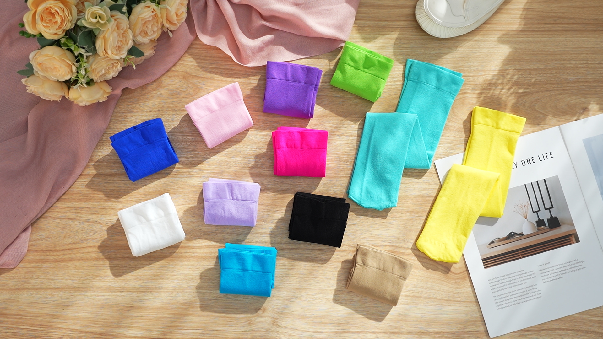 F Fityle Chaussettes De Patinage Sur Glace, Chaussettes Hautes Pour Enfants, Chaussettes De Patinage à Roulettes Respirantes, Chaussettes De Ski, Chaussettes, Blue M