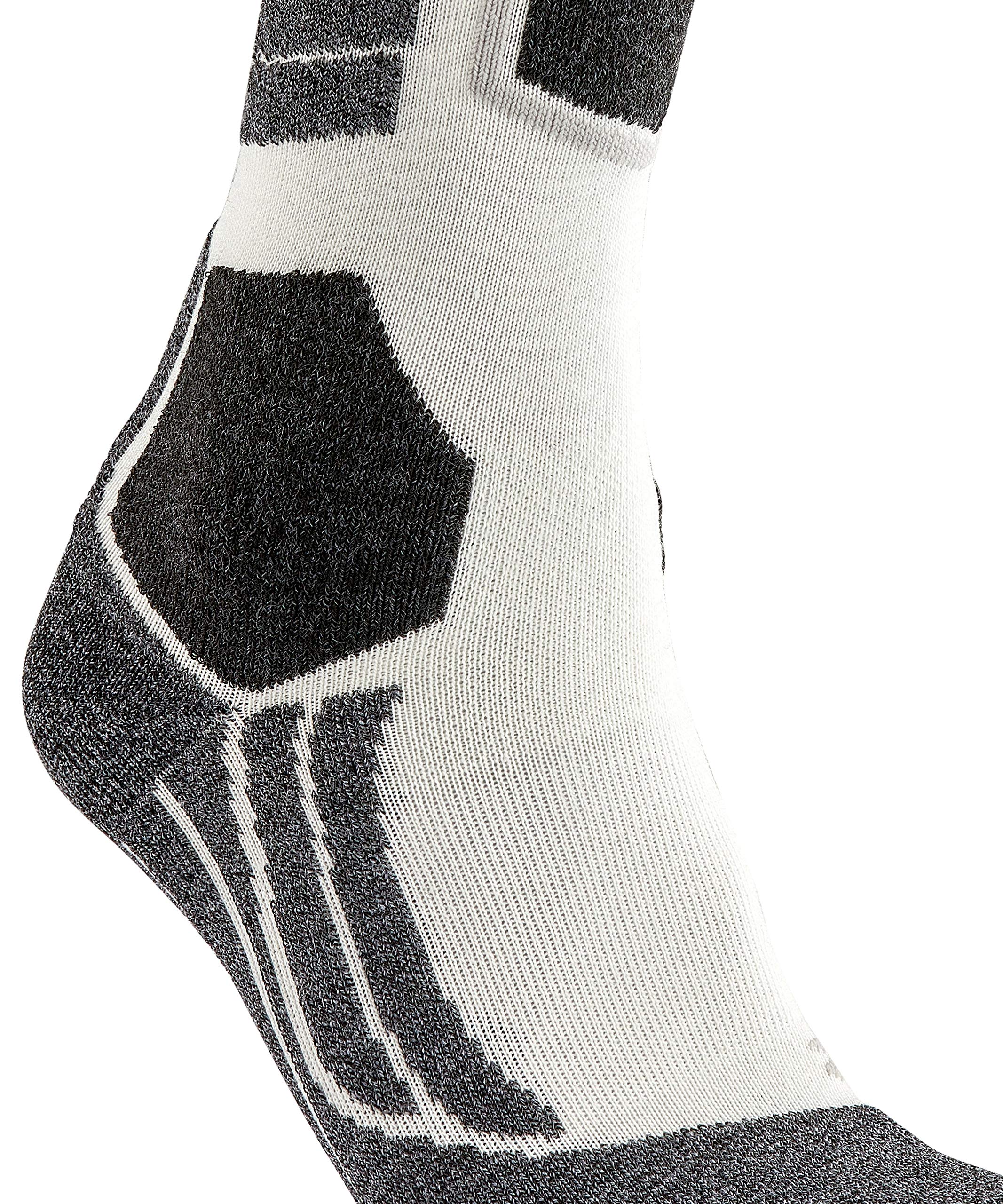 FALKE Kobiety Skarpety narciarskie SK2 Intermediate W Kh Wełna ciepłe grube 1 Para, Biały Off-White 2040, 39-40