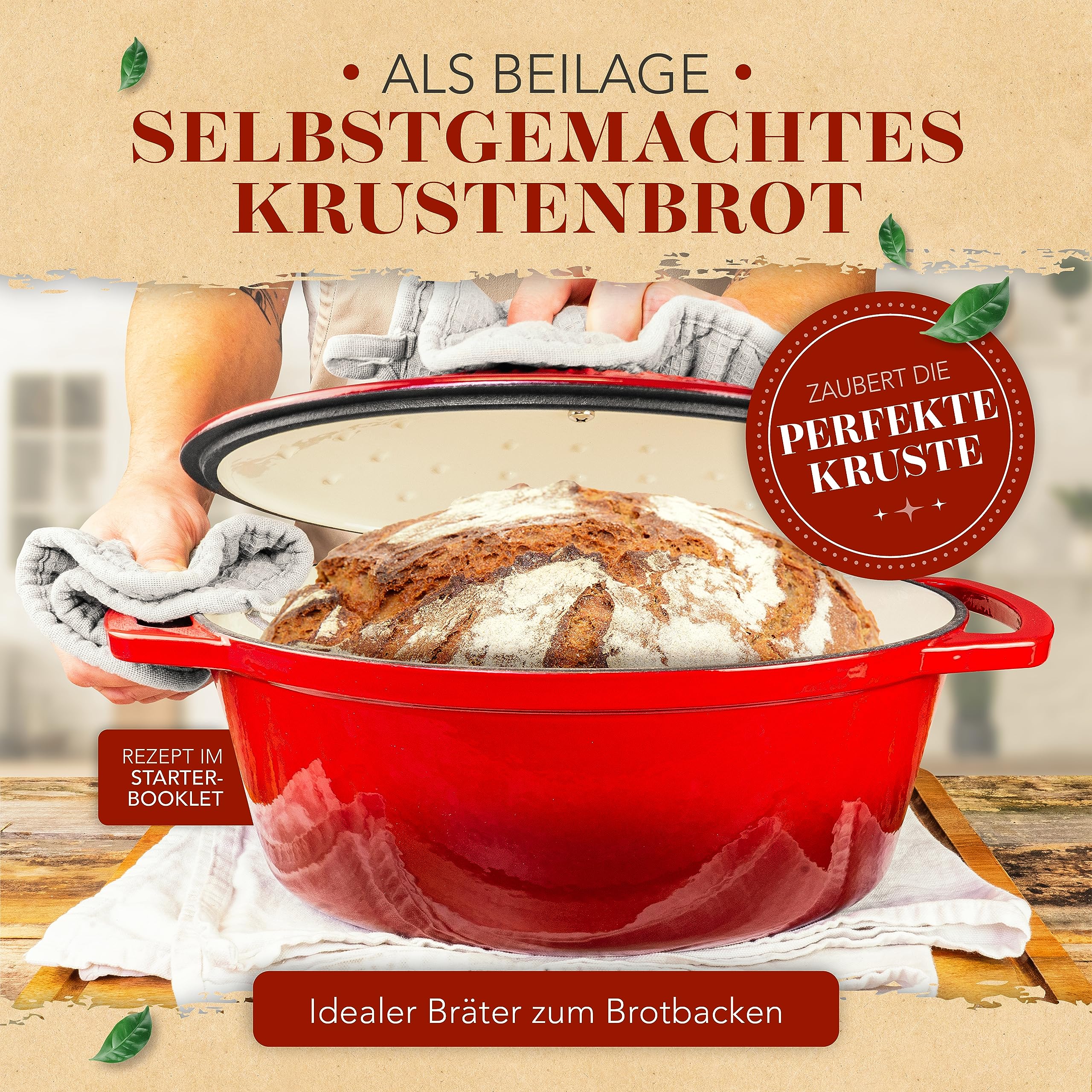 KRUSTENZAUBER Cocotte en fonte à induction