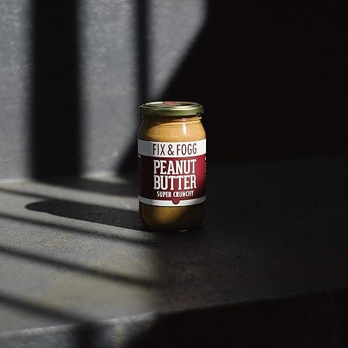 Miniatura 7 de Mantequilla de maní súper crujiente mantequilla de maní gourmet gruesa apta para dieta cetogénica y vegana sin azúcar ni aditivos sin OMG 132 onzas