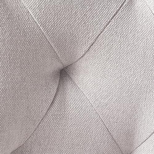 Miniatura 10 de Juego de 2 sillas de comedor Stacy Light Sky, en tela gris o verde azulado, Gris claro Gris claro + marrón oscuro,Negro + marrón oscuro,Marrón