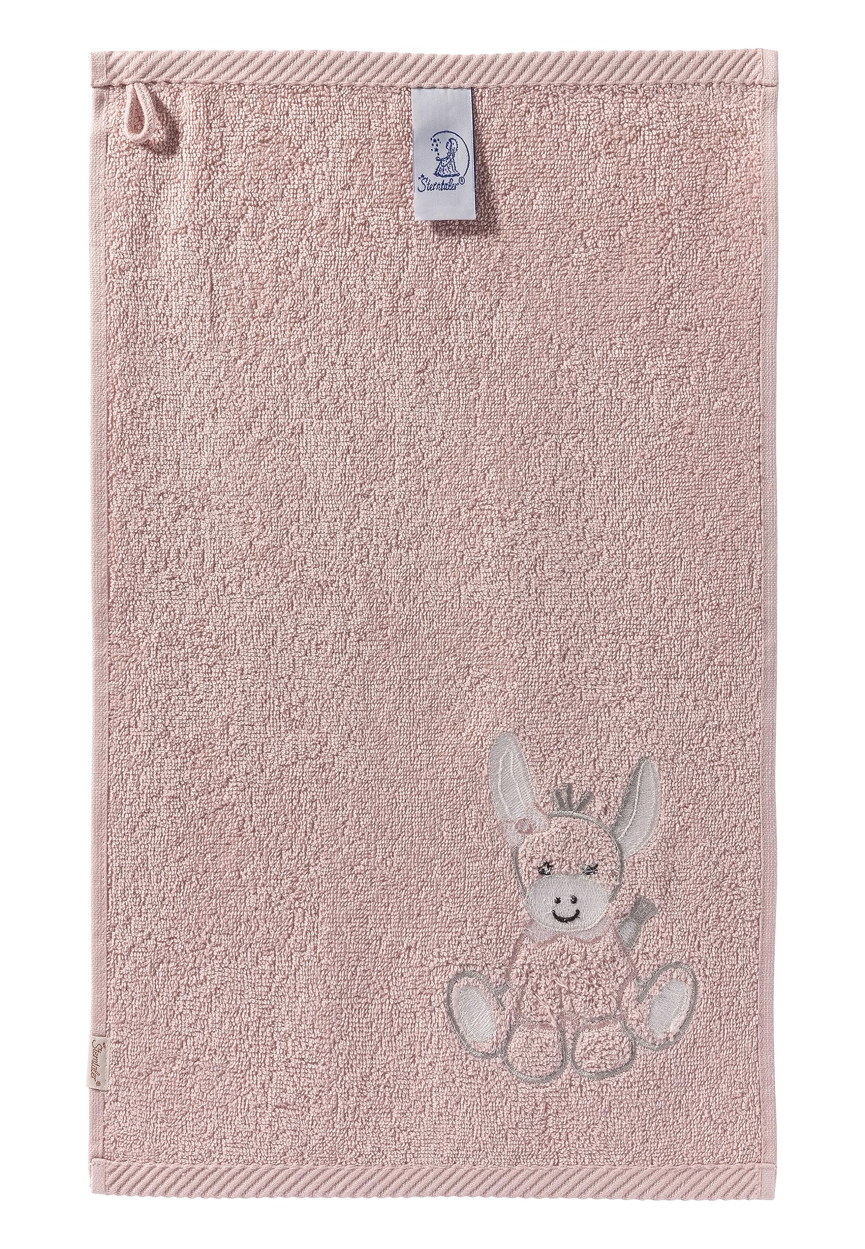 Sterntaler Geschenk Set Esel Emmi Girl flora rose, bestehend aus Kinderhandtuch und kleinem Schmusetuch